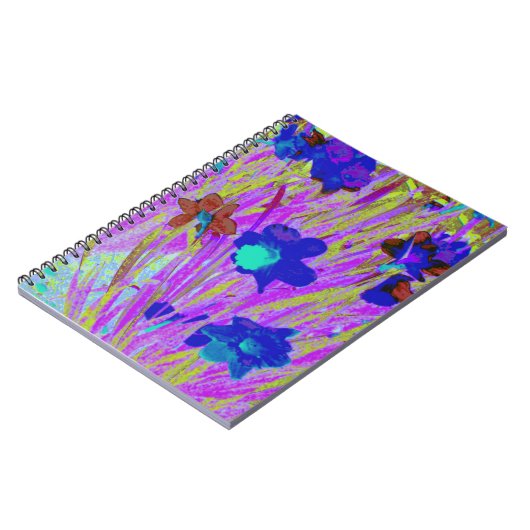 notitieboek "Paarse Daffodils"/Journal (Linkerzijde)