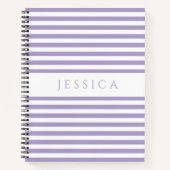 Notitieboek Paarse en witte stripper (Voorkant)