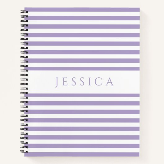 Notitieboek Paarse en witte stripper (Voorkant)