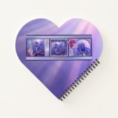 Notitieboek Paarse Oceaan Mermaid (Achterkant)