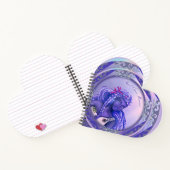 Notitieboek Paarse Oceaan Mermaid (Binnen)