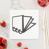 Notitieboek Pagina's Pictogram Papieren servetten (Insitu)