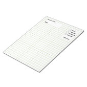 Notitieboek papier engineering grafiekbladen notitieblok (Schuin)