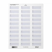 Notitieboek papier label (Full Sheet)
