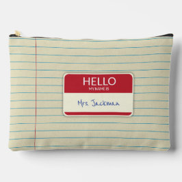 Notitieboek papier leraar geschenkzak etui