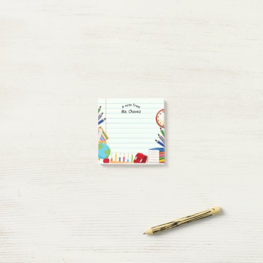 Notitieboek papier school aanbod thema post-it® notes (Op bureau)