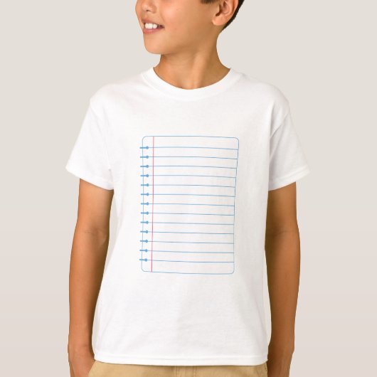 Notitieboek papier t-shirt (Voorkant)