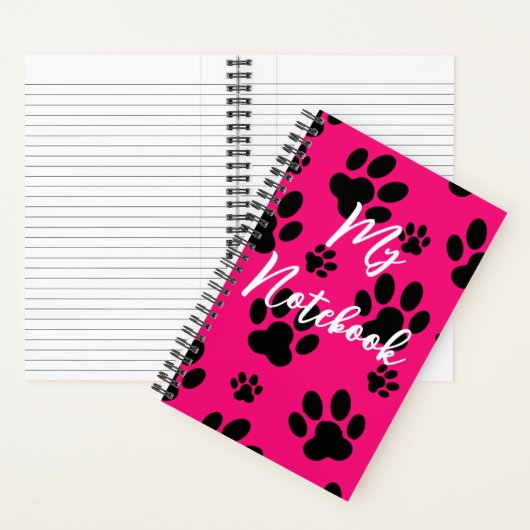 Notitieboek Paw Print (Binnen)