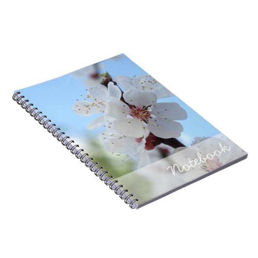 Notitieboek Peach Flowers (Rechterzijde)