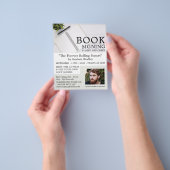 Notitieboek & pen, schrijvers Boektekening Adverte Flyer (Hand)