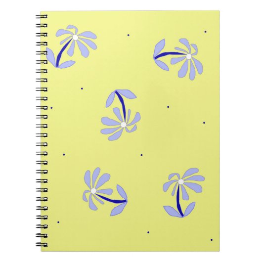 Notitieboek Periwinkle Flowers (Voorkant)