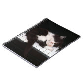 Notitieboek-Piano Kitten Notitieboek (Linkerzijde)