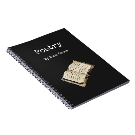 Notitieboek poëzie (Rechterzijde)