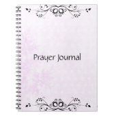 Notitieboek Prayer Journal in roze (Voorkant)