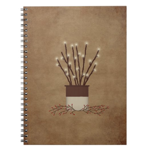 Notitieboek Primitive Branch Lights (Voorkant)