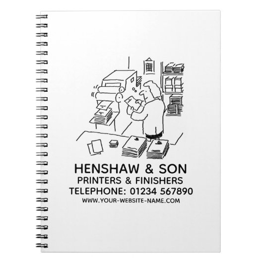 Notitieboek Printers en Finishers (Voorkant)