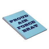 Notitieboek Proud Air Force Brat (Rechterzijde)