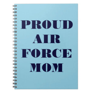 Notitieboek Proud Air Force mama