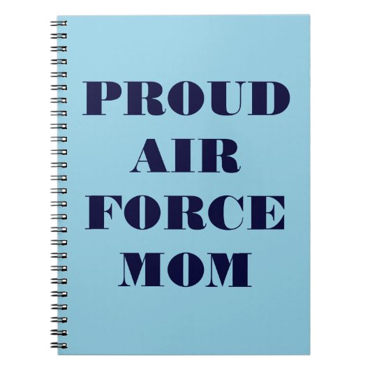 Notitieboek Proud Air Force mama (Voorkant)