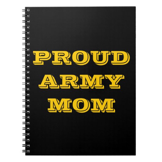 Notitieboek Proud Army Mam (Voorkant)