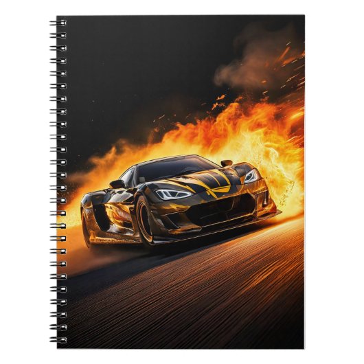 Notitieboek - racewagen (Voorkant)