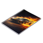 Notitieboek - racewagen (Linkerzijde)