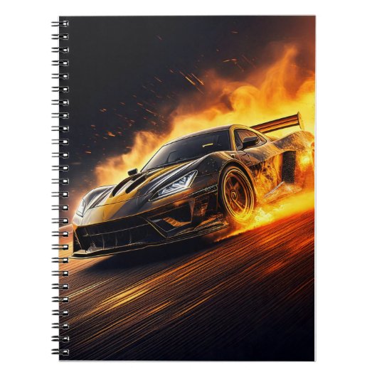 Notitieboek - racewagen (Voorkant)
