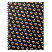 Notitieboek Rainbow Heart Pattern (Voorkant)