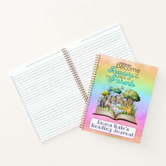 Notitieboek Reading Journal kind (Binnen)