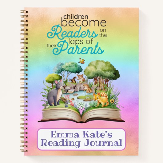 Notitieboek Reading Journal kind (Voorkant)