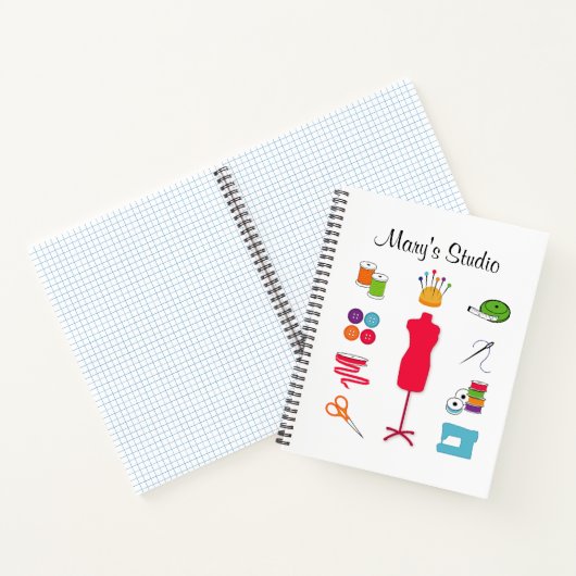 Notitieboek rechts naaien (Binnen)