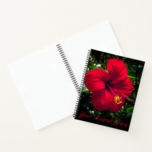 notitieboek "Red Hibiscus" (Binnen)