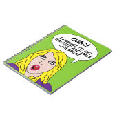 NOTITIEBOEK RETRO COMICS (Linkerzijde)