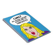NOTITIEBOEK RETRO COMICS (Rechterzijde)