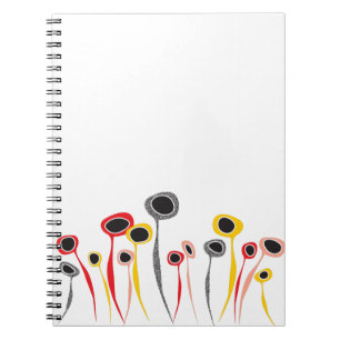 Notitieboek Retro Flowers
