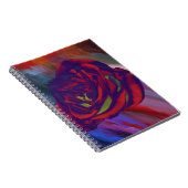 Notitieboek rode rozenrood (Rechterzijde)