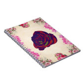 Notitieboek rode rozenrood (Rechterzijde)