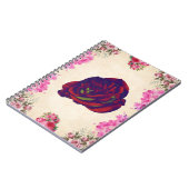 Notitieboek rode rozenrood (Linkerzijde)