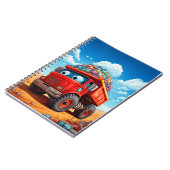 Notitieboek - Rode vrachtwagen (Linkerzijde)