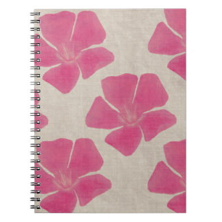 Notitieboek Roze bloemen