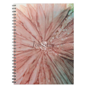 Notitieboek "Roze bloemen" Personaliseren