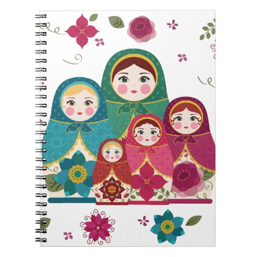 Notitieboek Russische dolls (Voorkant)