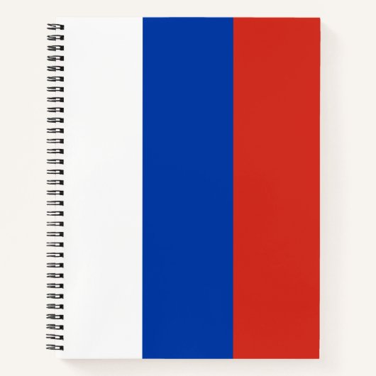 Notitieboek Russische vlag (Rusland) (Voorkant)