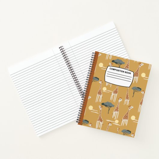 notitieboek samenstelling Giraffe (Binnen)