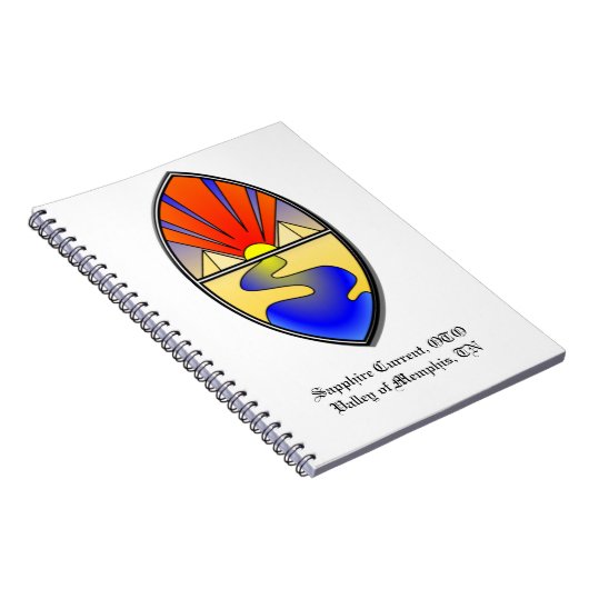 Notitieboek Sapphire Current Lamen (Rechterzijde)