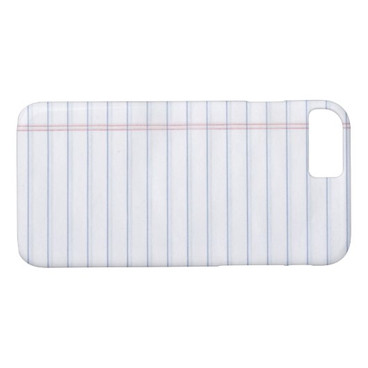 Notitieboek schoolpapier Case-Mate iPhone case (Achterkant (Horizontaal))