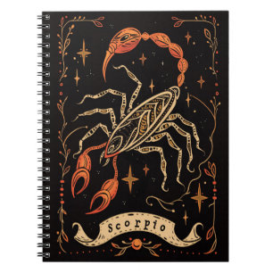 Notitieboek Schorpioen Hemelse Zodiac Art