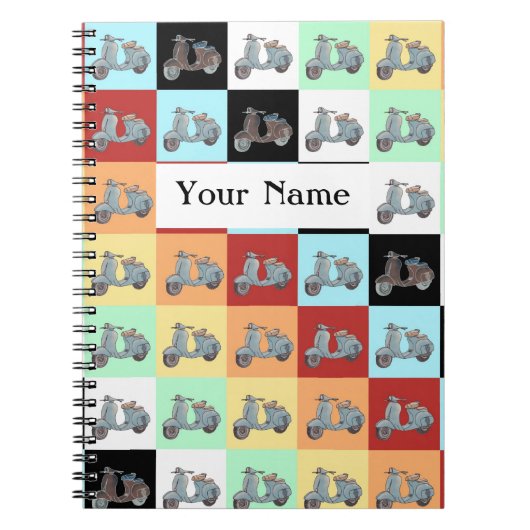 Notitieboek scooters (Voorkant)