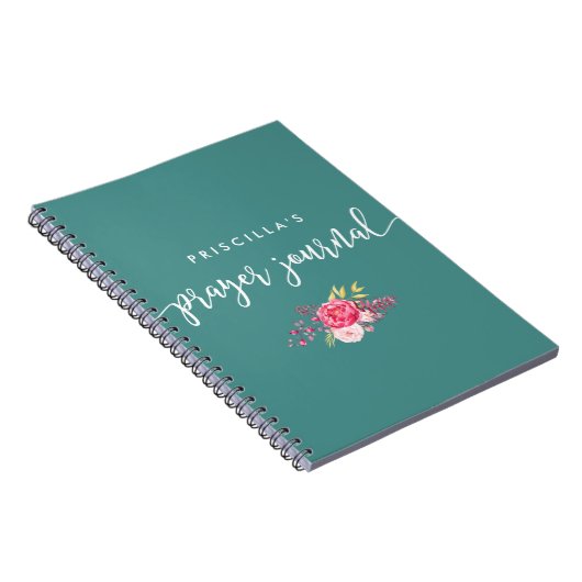 Notitieboek Scripts en Floral Prayer (Rechterzijde)