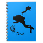Notitieboek - Scuba Divers en Fish (Voorkant)